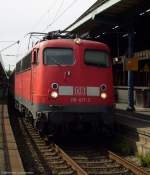verkehrsrot/68510/110-417-3-beim-halt-mit-rb 110 417-3 beim Halt mit RB 11221 von Wuppertal nach BN-Mehlem im Bonner Hbf. Juli 2009