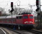 verkehrsrot/80528/110-457-9-kommt-wieder-aus-dem 110 457-9 kommt wieder aus dem BW zurck und wird als RB 68 nach Rheine in Mnster bereit gestellt. April 2010