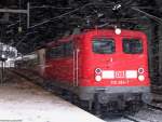 110 284-7 schleppt ICE 2 Hamm von Berlin Ostbahnhof ins BW Rummelsburg.
