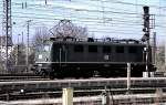 141 016-6 in Augsburg, am 05.11.1988, vom Dia.  ...