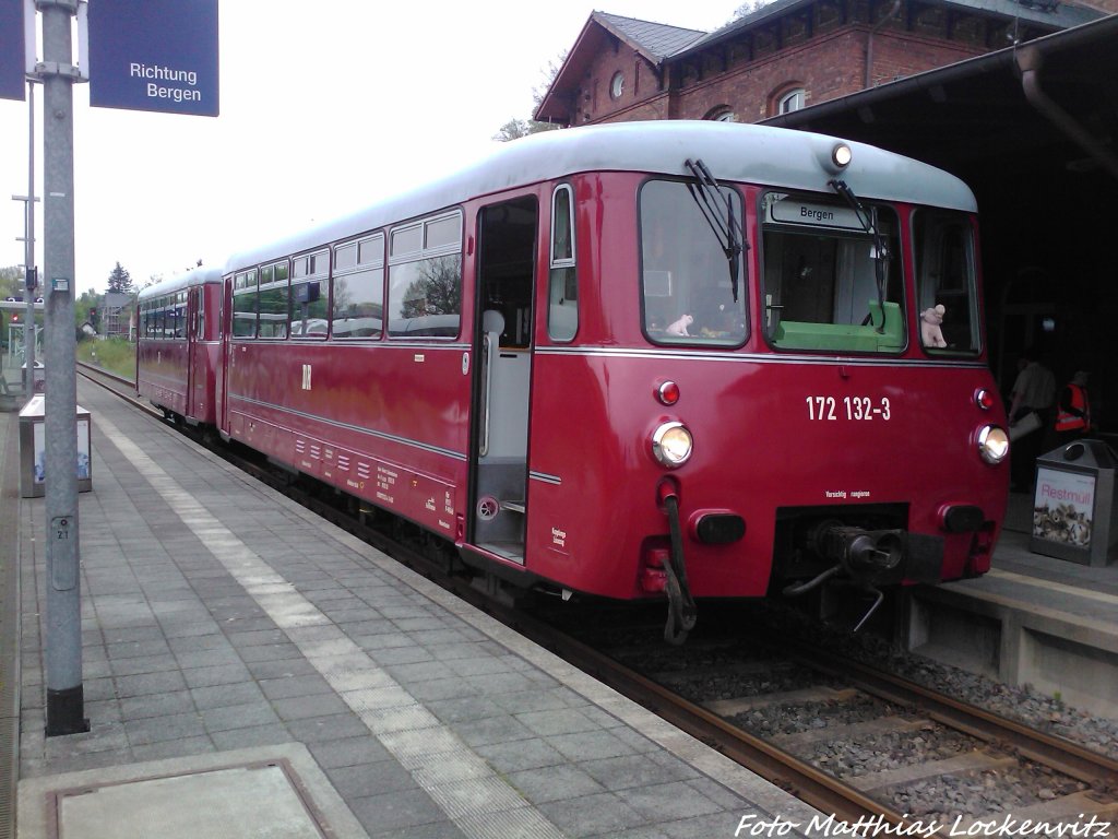 172 171-1 & 172 132-3 mit Ziel Bergen auf R�gen im Bahnhof Putbus am 11.5.13