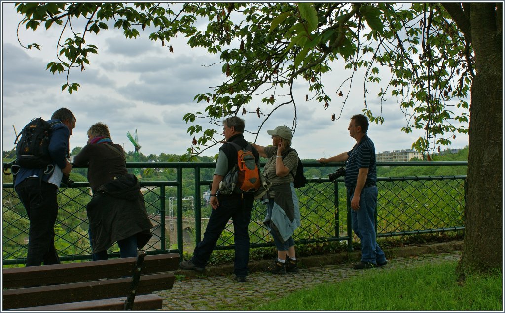 Die Aussicht auf den  Grund  gibt viel zu diskutieren...
(14.06.2013)