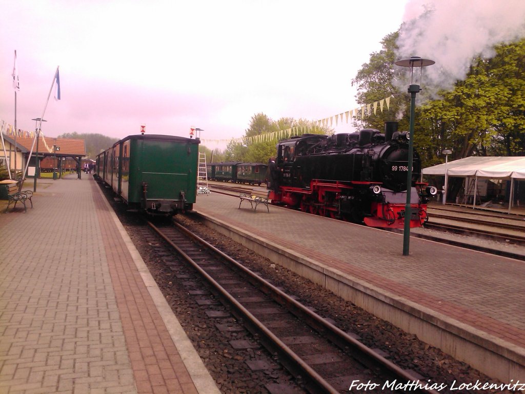 R�BB aufm weg zum anderen ende des Zuges in Putbus am 10.5.13