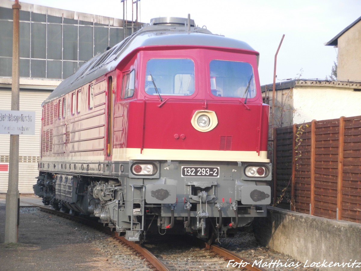 132 293 der EBS abgestellt auf dem Gel�nde der LEG in Delitzsch am 15.12.15