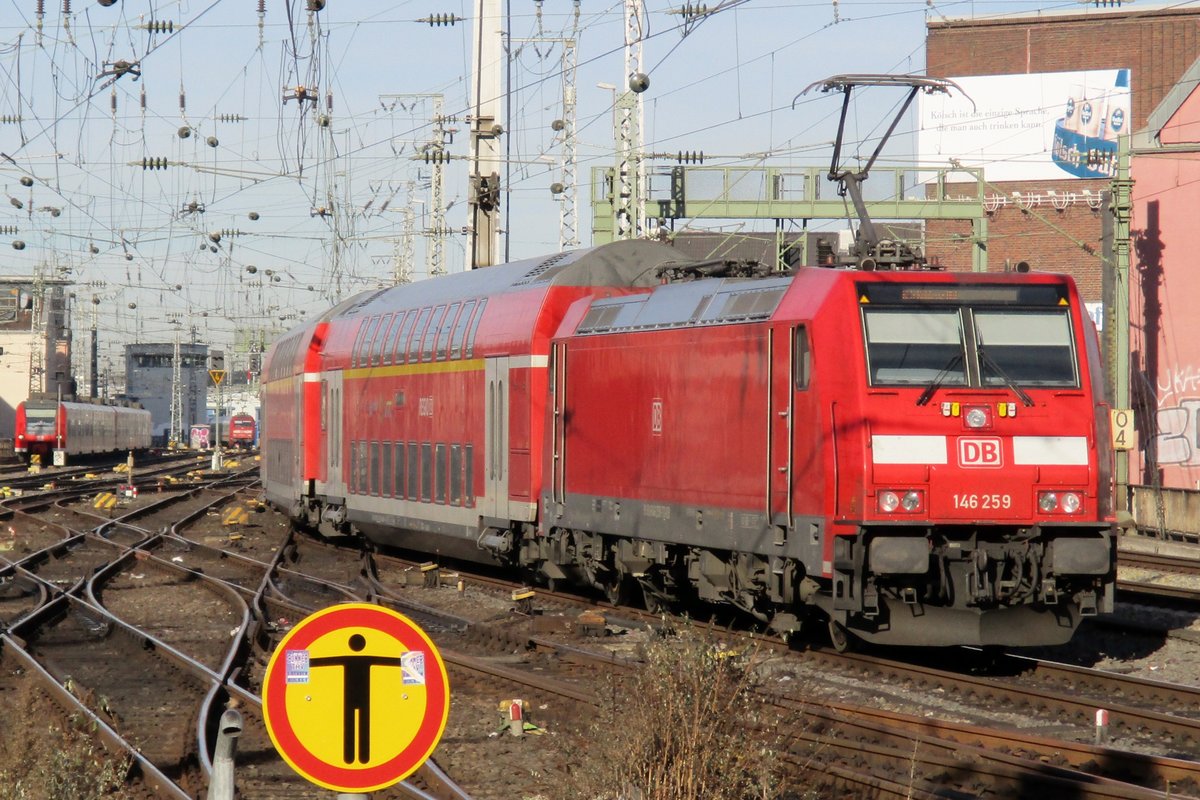146 259 verl�sst am 20 Januar 2017 K�ln Hbf.