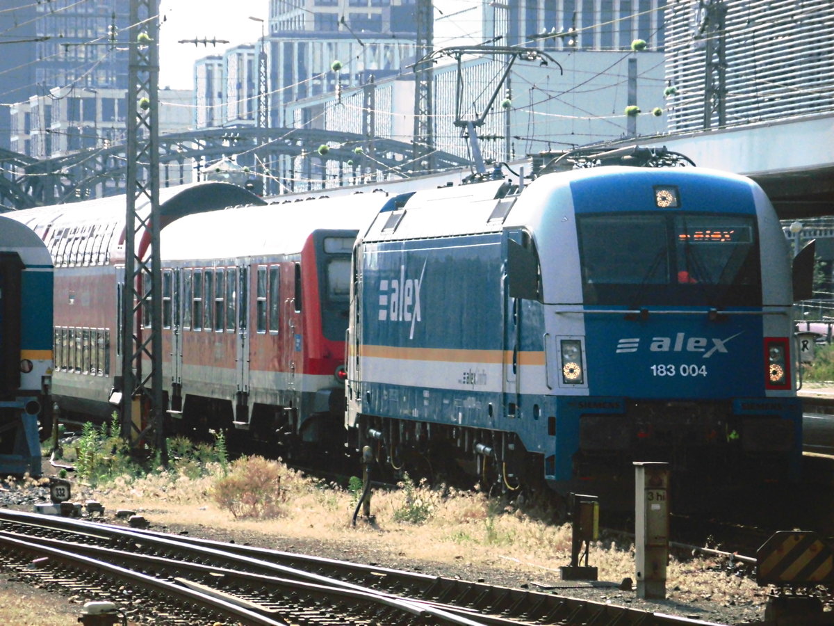 183 004 vom Alex abgestellt im M�nchener Hbf am 21.6.17
