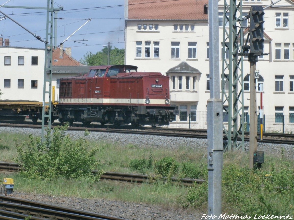 202 484-2 in der g�terumfahrung am Hallenser Hbf am 14.5.15