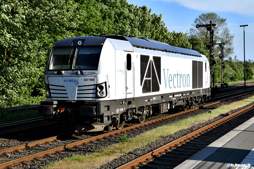 247 908 von RDC war beim umsetzen im bahnhof nieb�ll,16.05.18