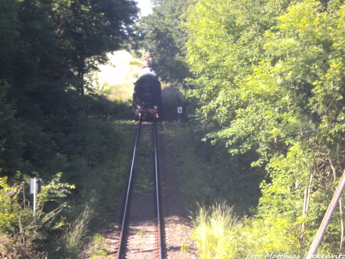 52 8079 als Schlusslicht unterwegs nach Bergen auf R�gen am 14.6.14