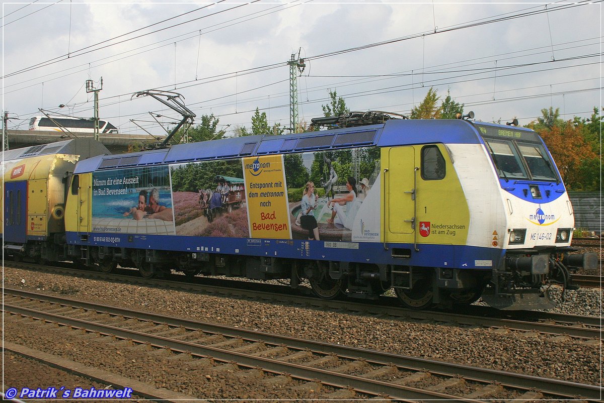 BTH/ME 146 502  Bad Bevensen  
am 01.09.2019 in Hamburg-Harburg