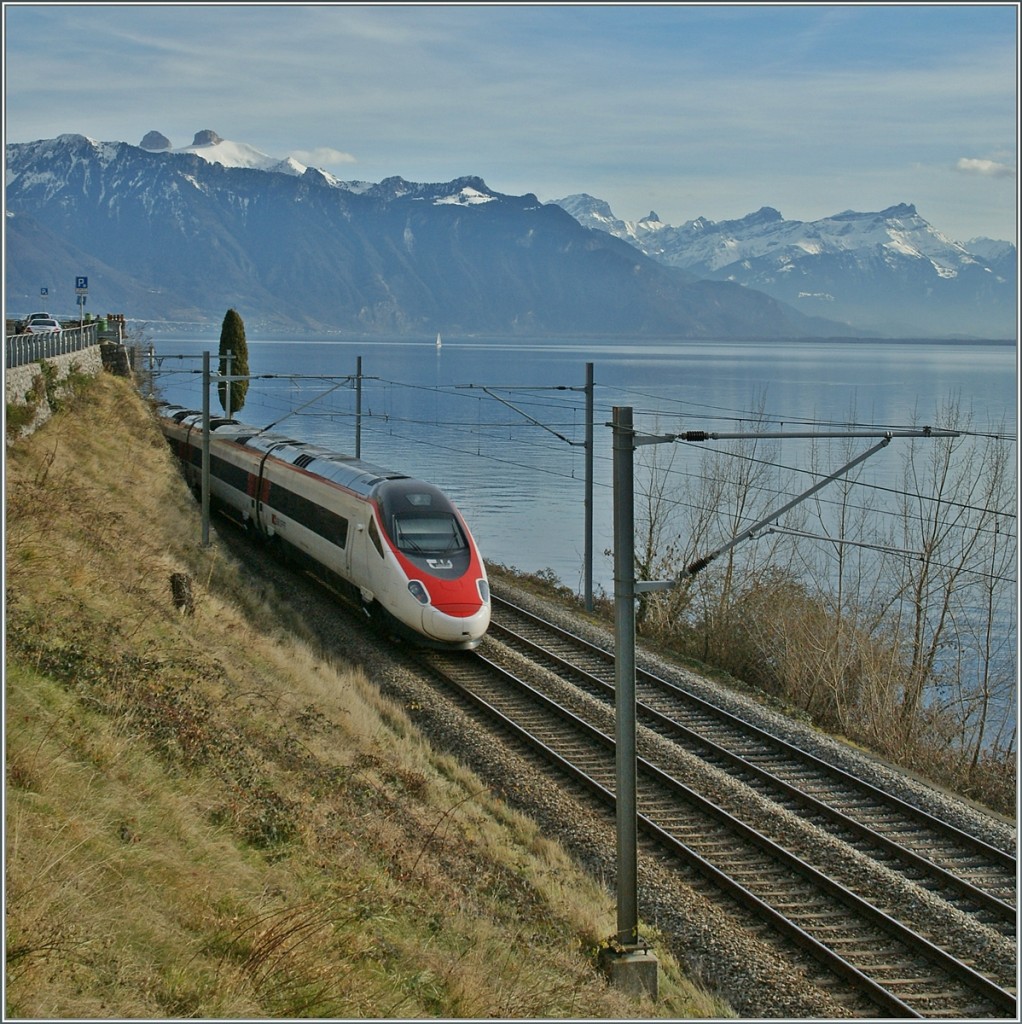 ...der gleiche ETR 610 nach Milano von hinten.
8. Jan. 2014