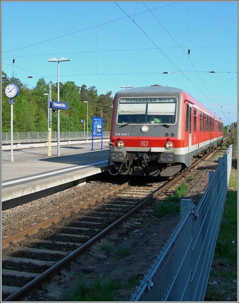 Der VT 928 640-2 hat sein Ziel erreicht.
24. Mai 2006