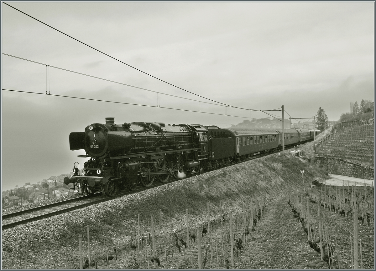 Die 01 202 zwischen Chexbres und Vevey.
18. Jan. 2014