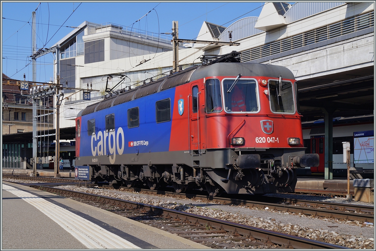 Die SBB Re 620 047-1 in Lausanne.
5. März 2014