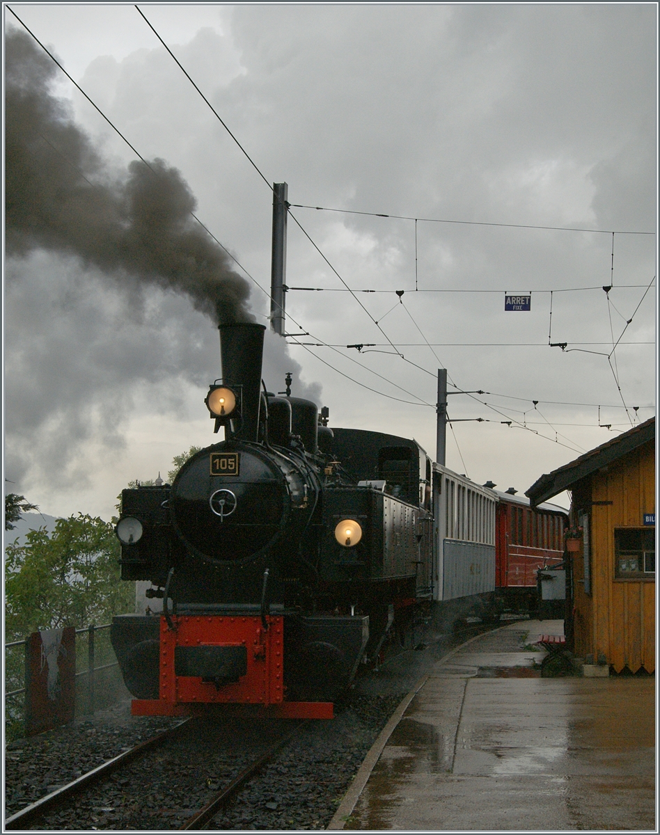 Die SEG G 2x 2/2 105 der Blonay Chamby Bahn hat Chamby erreicht und wird in K�rze nach Chaulin weiter fahren. 

9. Juni 2024