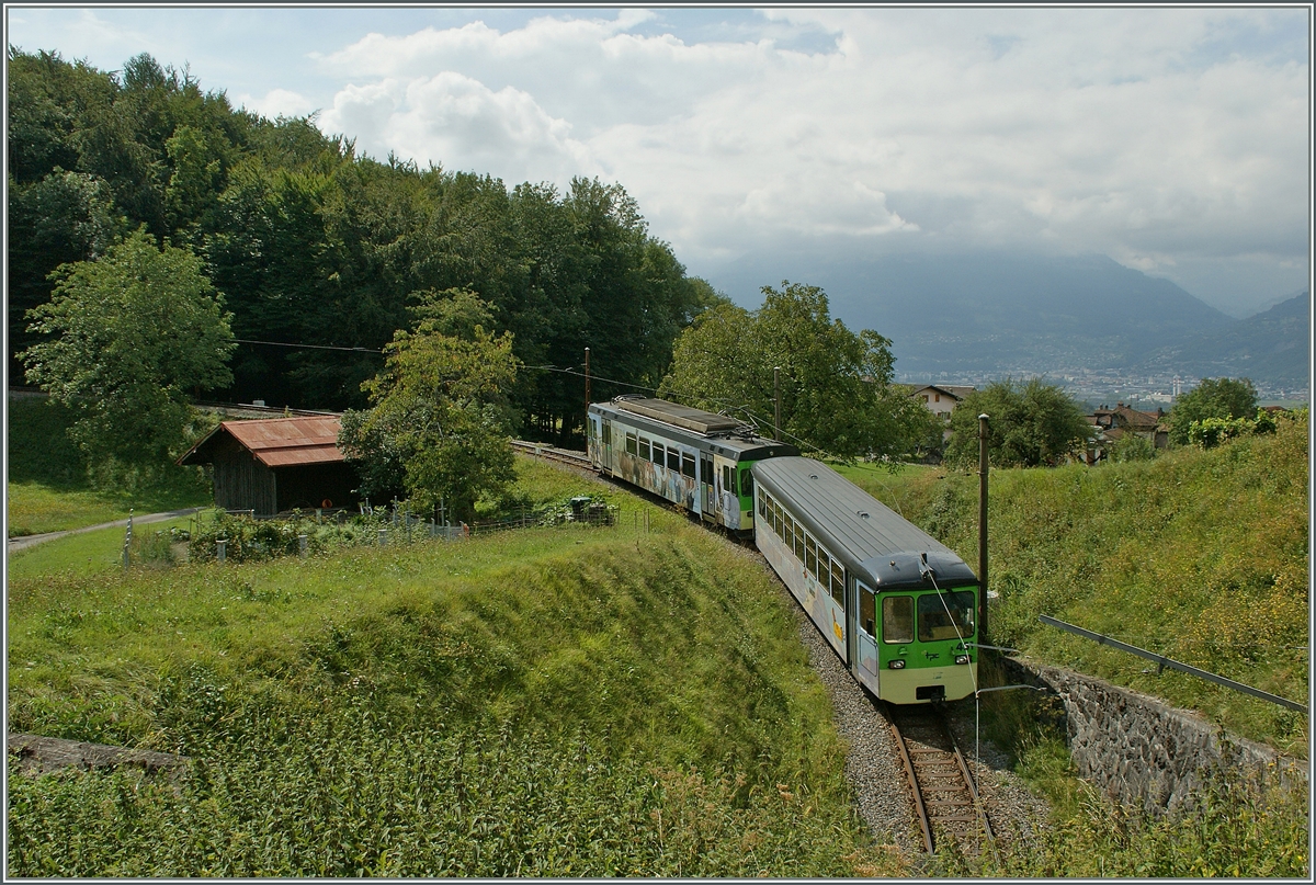 Ein ASD Regionalzug bei Verchiez.
27. Aug. 2013