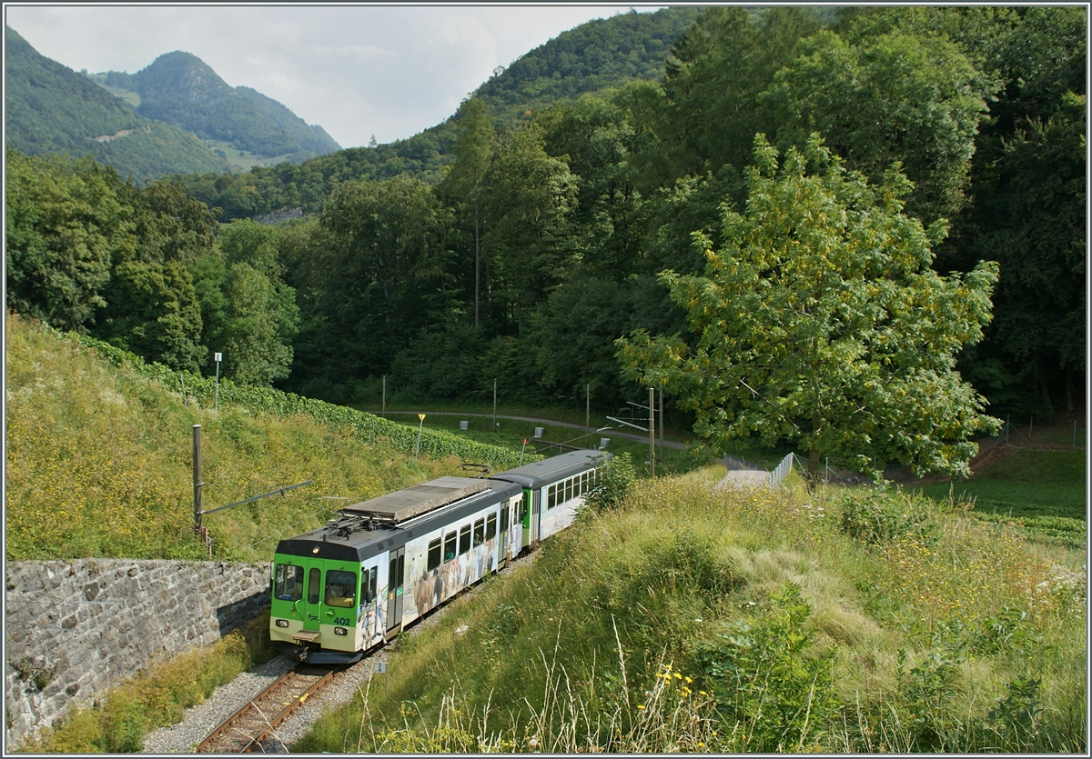 Ein ASD Regionalzug bei Verchiez.
27. Aug. 2013