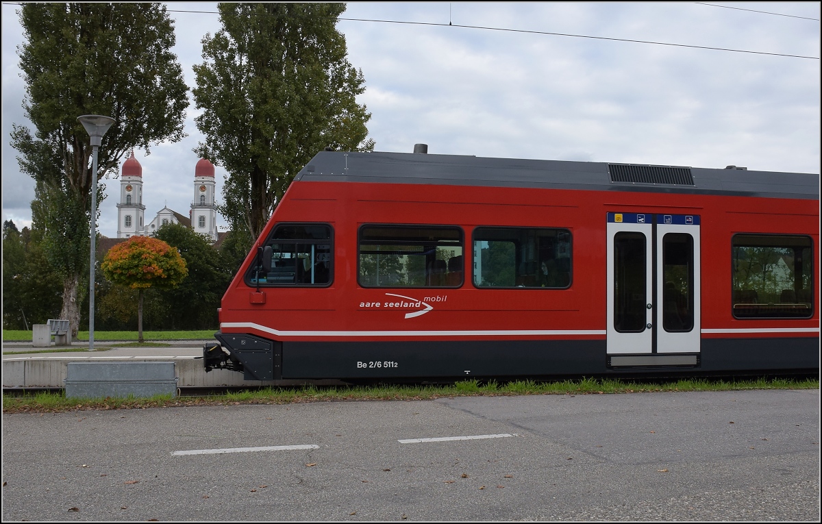 Fast neu sieht der GTW der ASm aus. Be 2/6 511 in St. Urban, Oktober 2020.