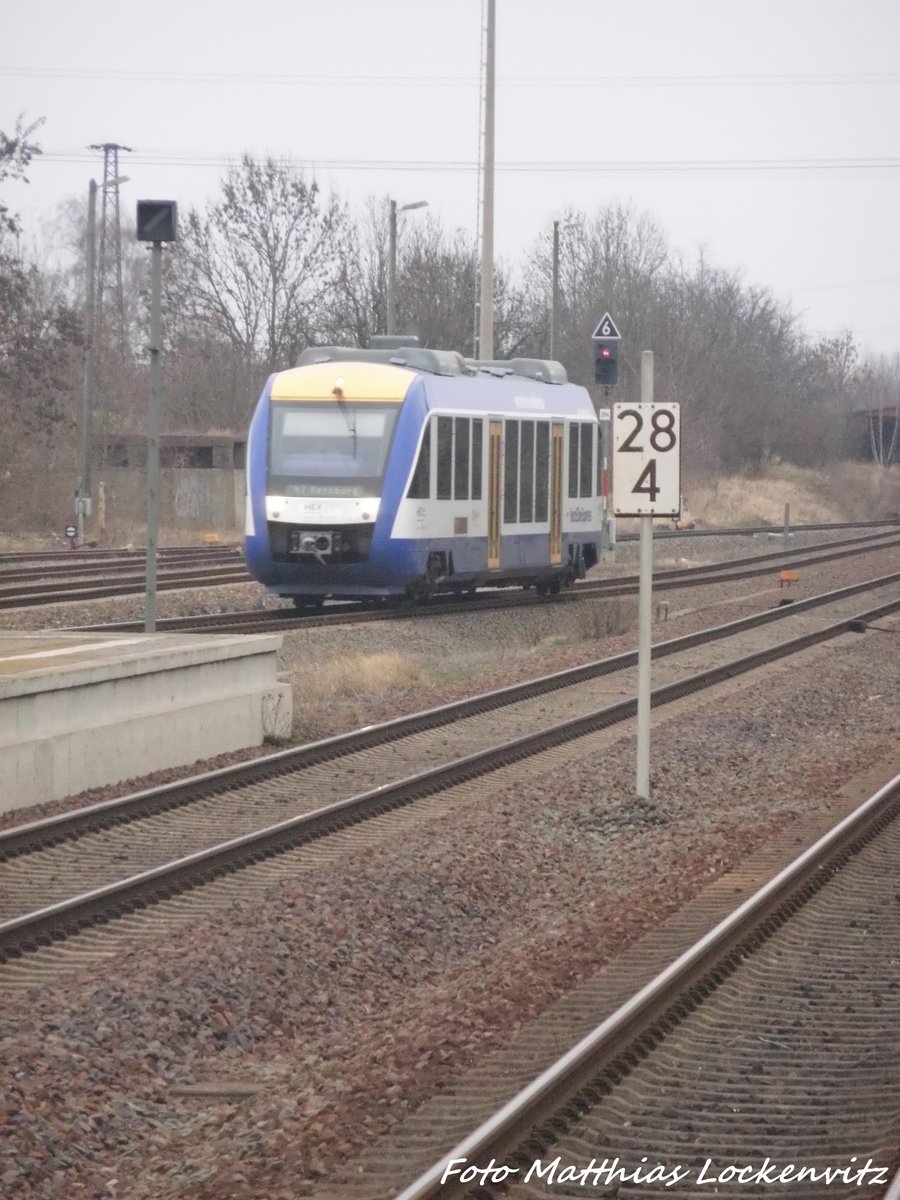 HEX Lint bei der Einfahrt in den Bahnhof K�nnern am 12.3.16