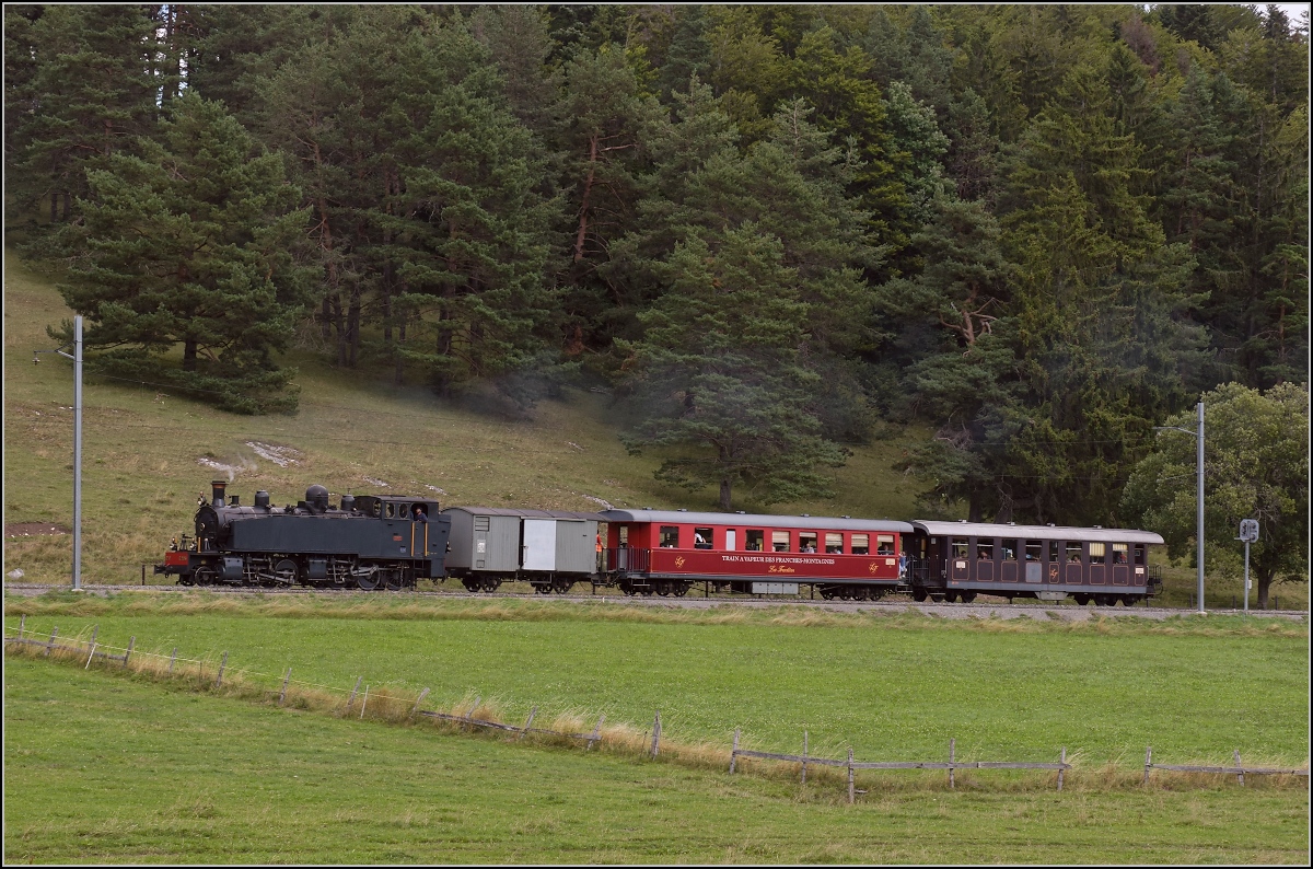Mit der E 206 nach Tavannes. La Traction Sonderzug bei Orange. August 2019.