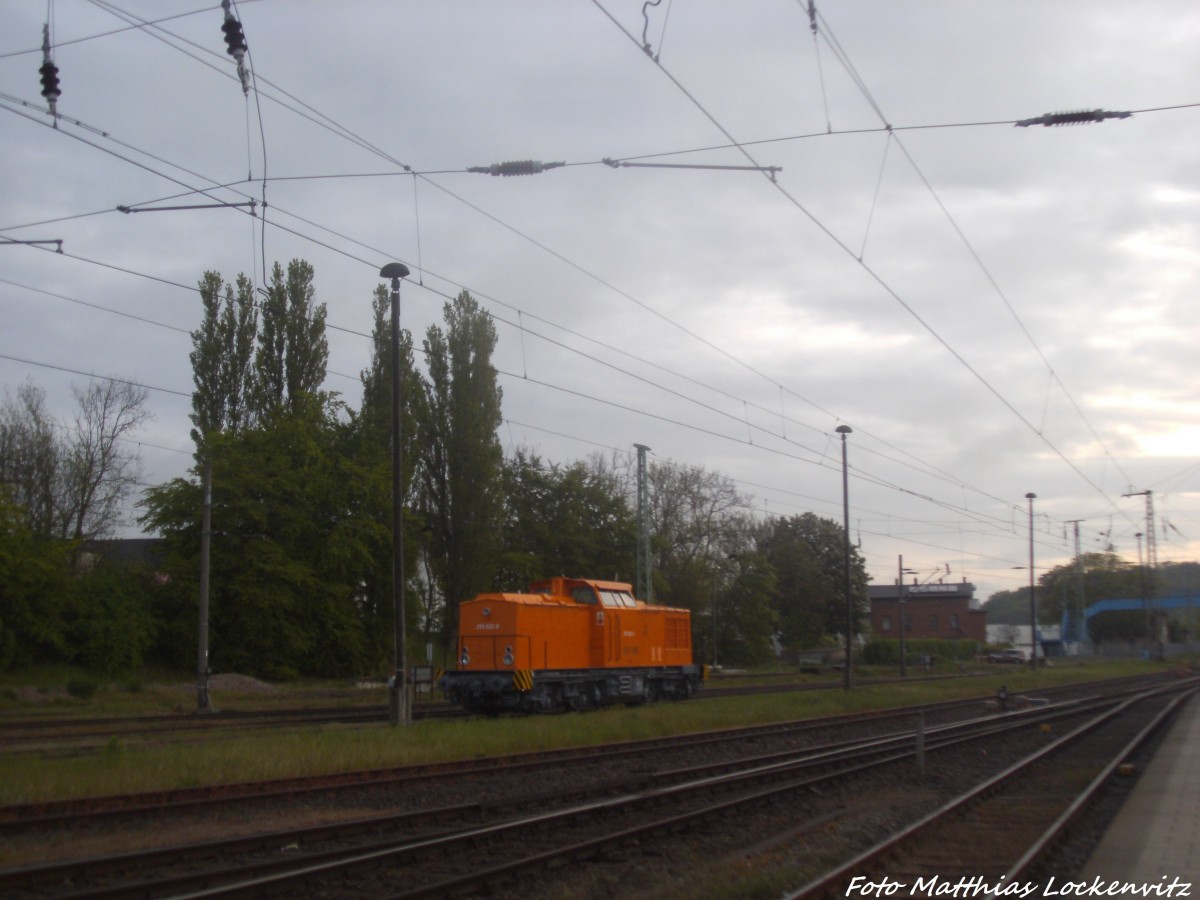 MTEG 293 022-0 abgestellt im Bahnhof Bergen auf R�gen am 9.5.14