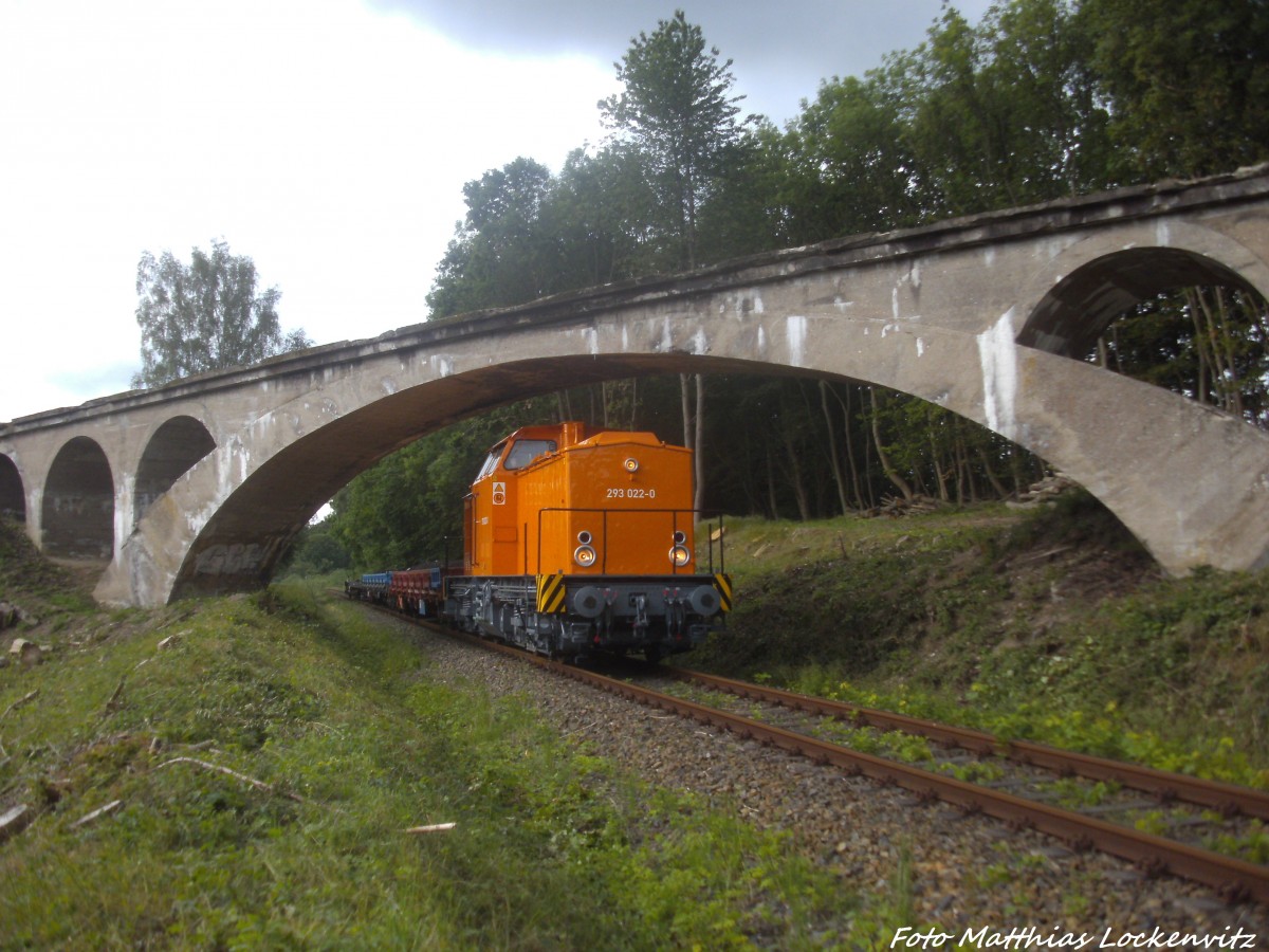 MTEG 293 022-0 unterwegs nach Bergen auf R�gen am 13.6.14