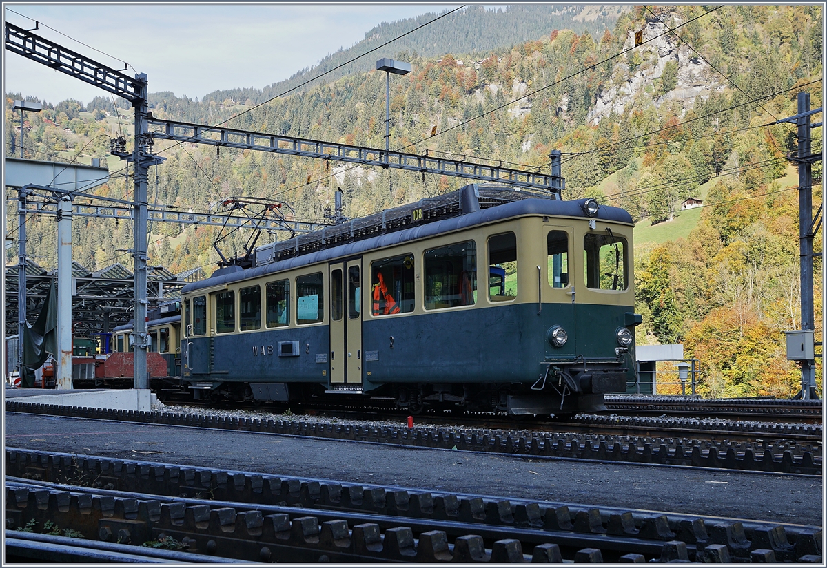 Noch ist der BDeh 4/4 108 im Rangierdienst in Lauterbrunnen eingesetzt.
16. Okt. 2018