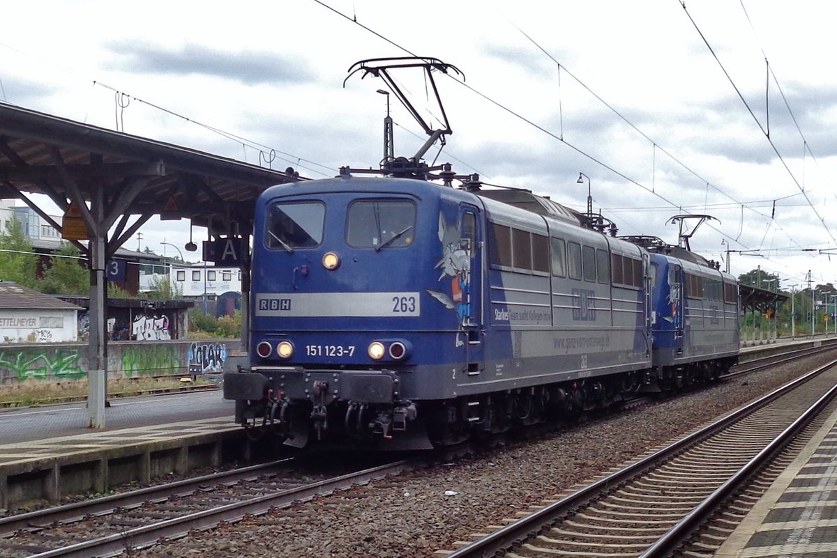 RBH 263 durchfahrt am 4 Oktober 2017 Bonn-Beuel�