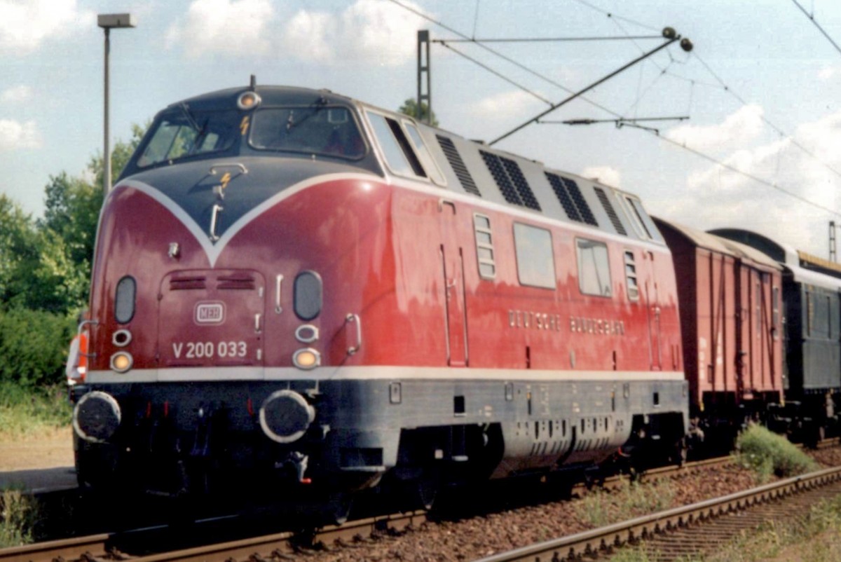 V 200 033 der Hammer EF war am 13 Augustus w�hrend ein Bahnhofsfest in Kaldenkirchen.