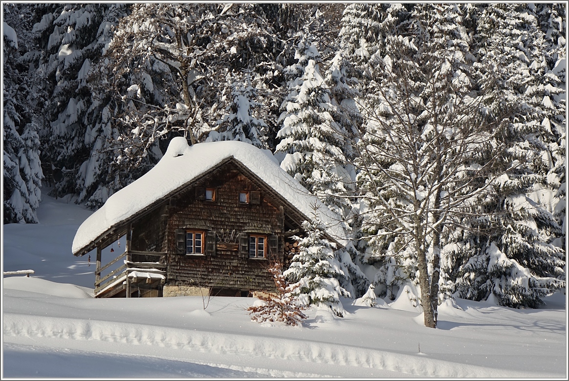 Winteridylle am Les Pleiades
(03.02.2015)