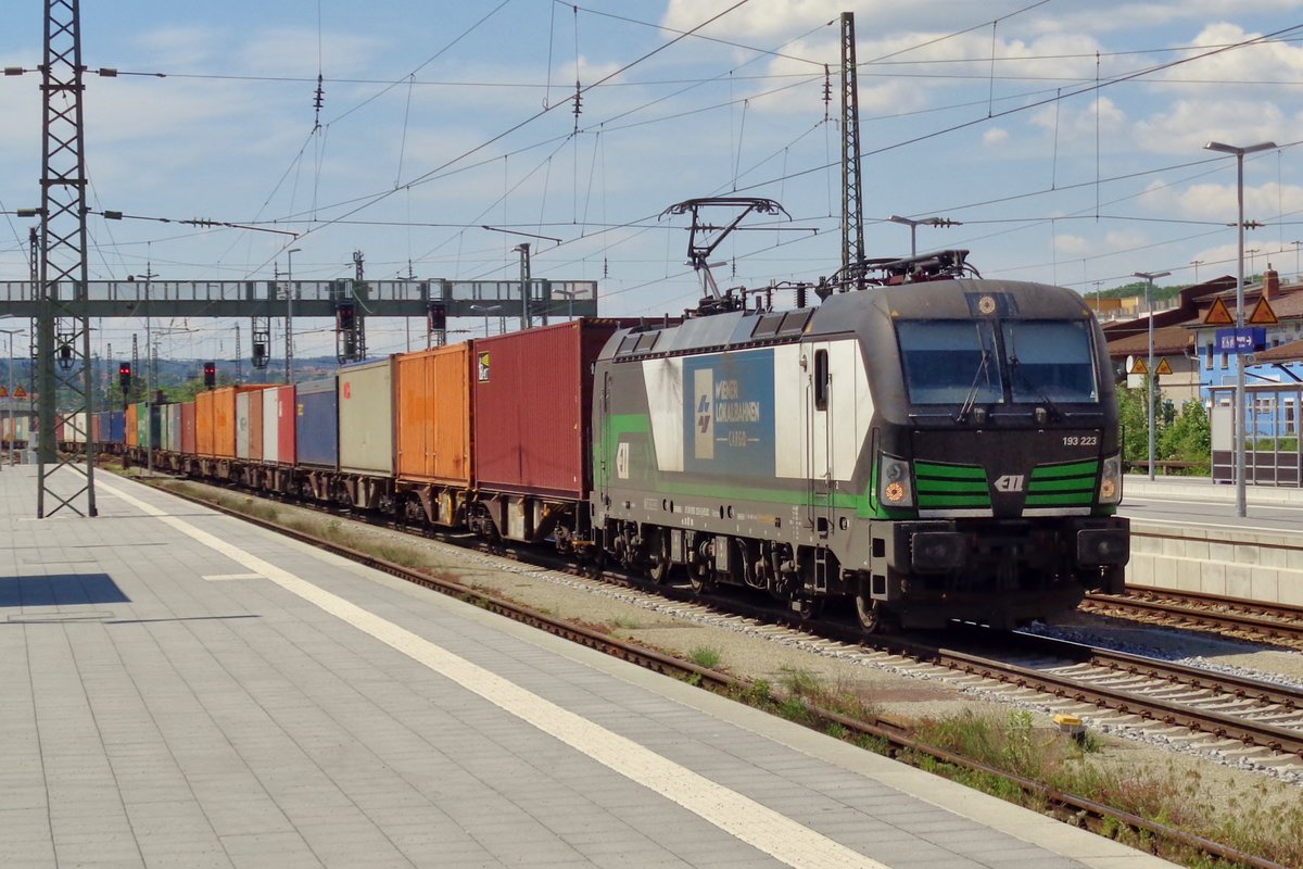 WLB 193 223 durchfahrt am 10 Mai 2018 Passau.