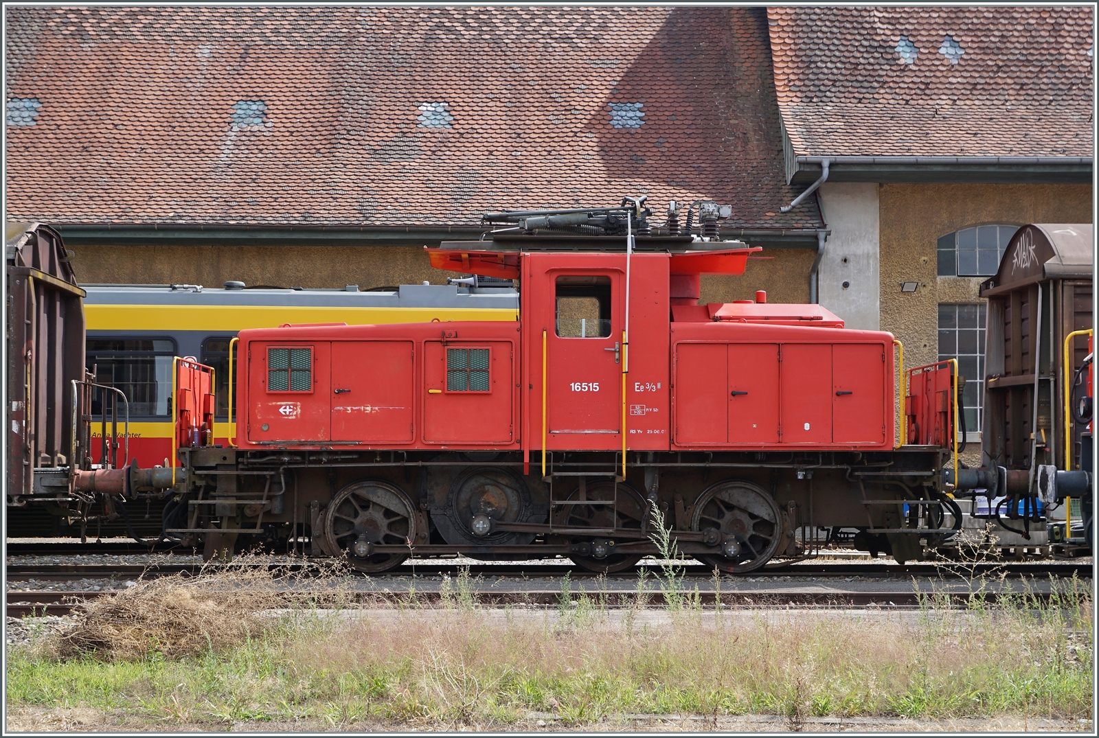 Nocheinmal die  Ee 3/3 II 16515 ins Balsthal, verbunden mit der Hoffnung dass die Aufarbeitung gelingen möge. 

30. Aug. 2022 