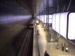 Blick auf die U-Bahn Station Hafencity Universit�t in Hamburg am 31.8.13
