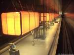 Blick auf die U-Bahn Station Hafencity Universit�t in Hamburg am 31.8.13