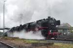 Am 21 September 2014 verl�sst 01 202 Neuenmarkt-Wirsberg mit Dampfpendel �ber die Schiefe Ebene.
