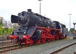 schnellzug-dampflok 03 131 zusehen im dampflok-museum neuenmarkt-wirsberg,10.10.25