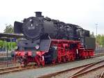 güterzug-dampflok 50 975 zusehen im dampf-lokmuseum neuenmarkt-wirsberg,10.10.25