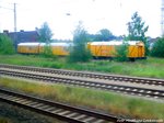 Gleisbauzug abgestellt in B�tzow am 29.5.16