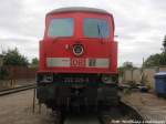 232 229 auf dem LEG Gel�nde in Delitzsch am 29.6.15