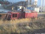 298 306 beim Rangieren im Stralsunder S�dhafen am 8.11.13