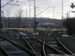 Blick auf das Gel�nde des Ausbesserungswerk Dessau am 5.2.15