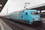 Werbelok 101 102 in N�rnberg Hbf am 15 September 2015.