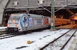 DB 101 144 steht am 2 J�nner 2017 in Leipzig Hbf.