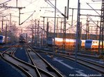 243 005 zieht den Sonderzug mit der 18 201 am Ende in den Leipziger Hbf rein am 7.5.16