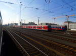 143 XXX mit einem S-Bahnzug abgestellt in N�rnberg am 8.4.17