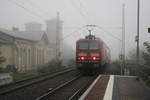 143 856 verl�sst als S9 mit ziel Eilenburg den Bahnhof Delitzsch ob Bf am 24.10.19