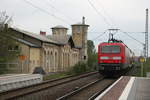 143 114 verl�sst als S9 mit ziel Eilenburg den Bahnhof Delitzsch ob Bf am 4.5.20