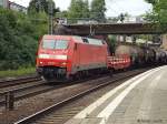 152 007-1 fuhr mit einen gemischten g�terzug am 21.08.13 durch hh-harburg