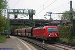 DB 187 158 mit Kohlewagenzug  am 08.05.2019 in Hamburg-Harburg