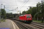 DB 187 193 mit leeren Containerzug  am 03.09.2019 in Hamburg-Harburg